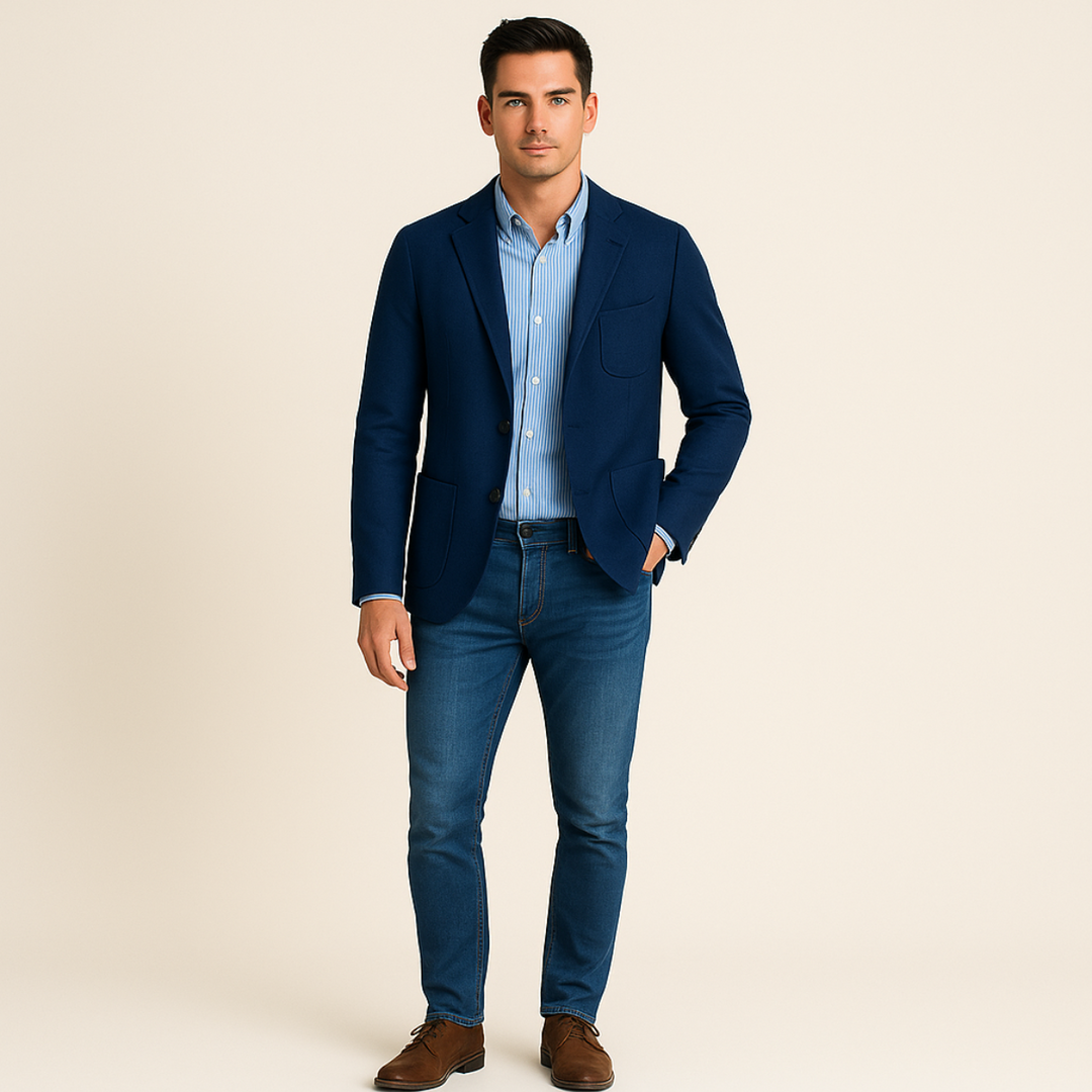 Mens Linen Blazer Formal Fit Wedding Guest