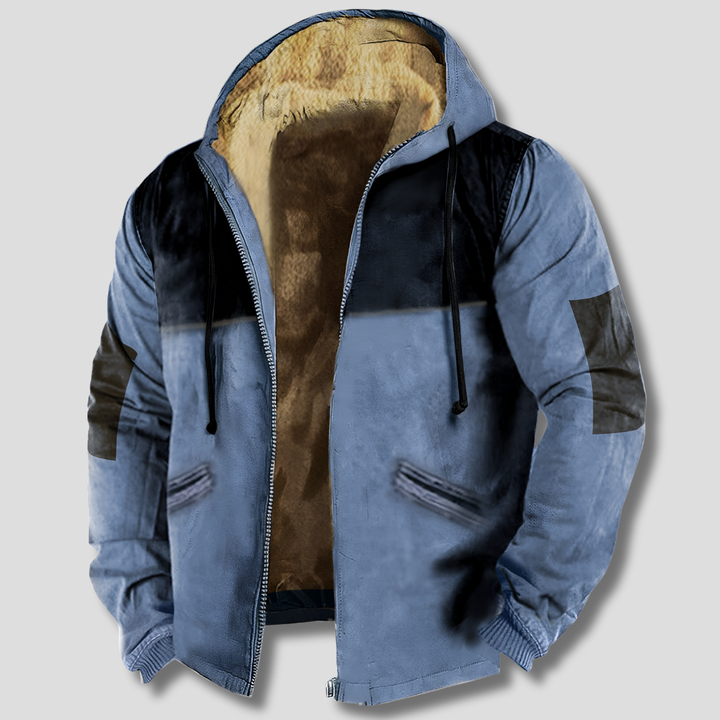 Mens Hooded Jacket Lightweight Casual Fit