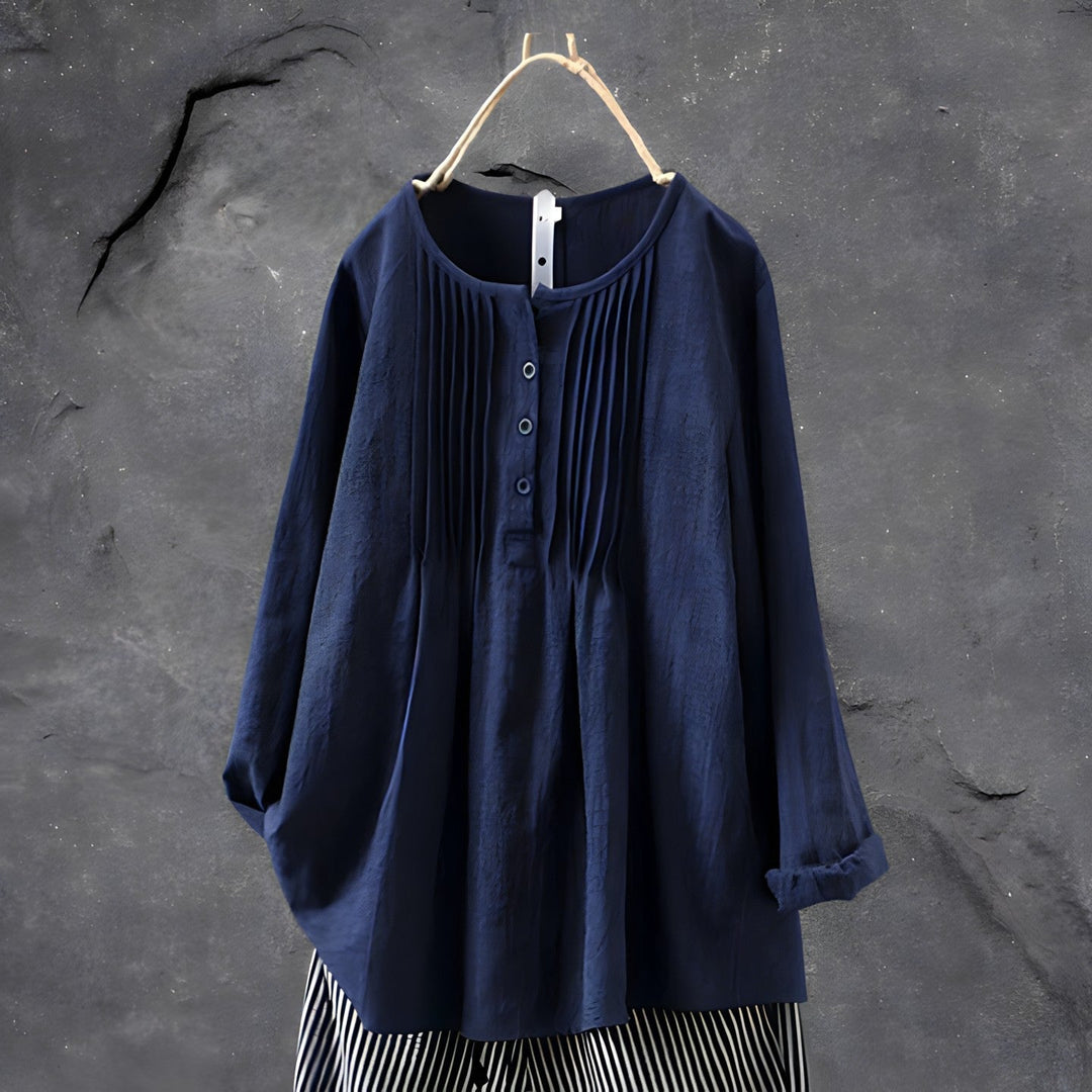 Womens Tunic Top Stretchy Flattering Relaxed Fit - BritishMode