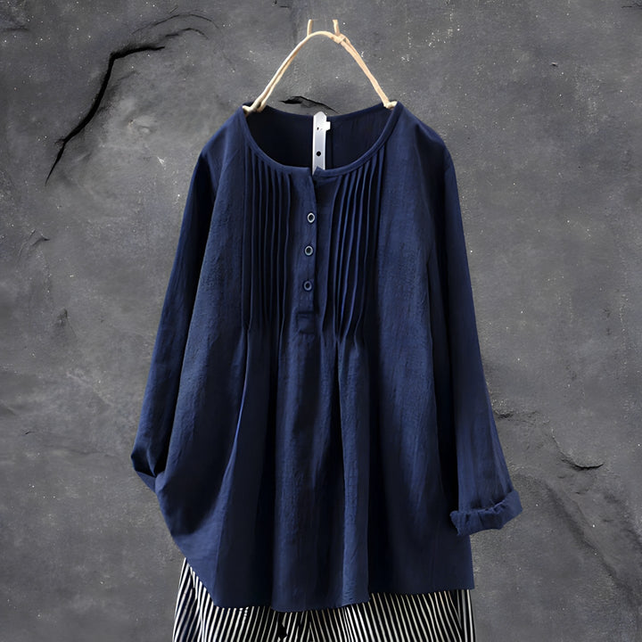 Womens Tunic Top Stretchy Flattering Relaxed Fit - BritishMode