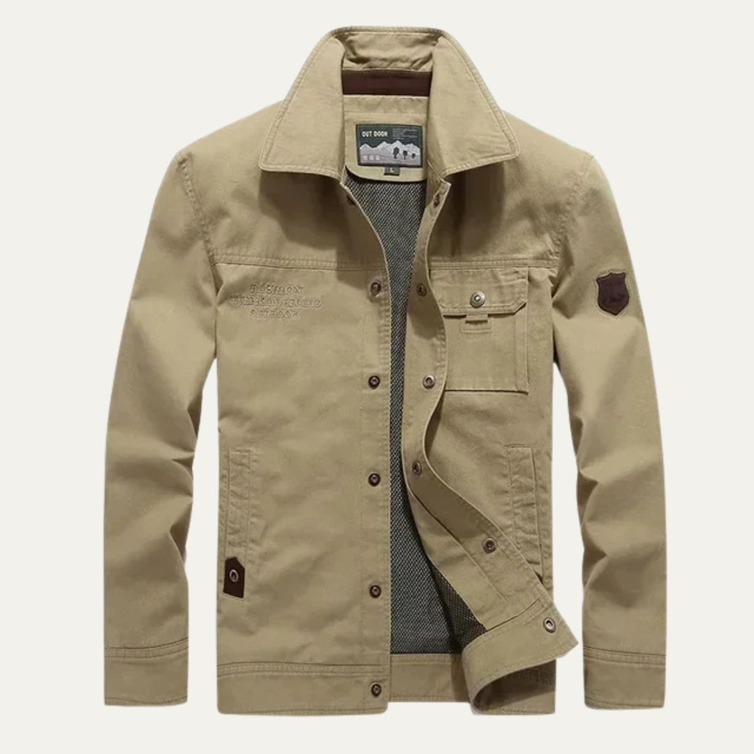 Mens Tactical Cargo Jacket Durable Explorer Style
