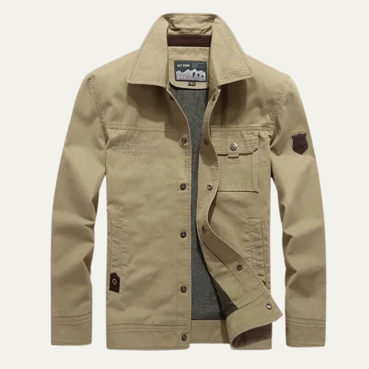 Mens Tactical Cargo Jacket Durable Explorer Style