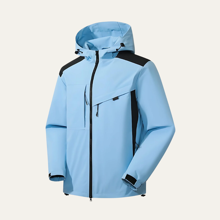Mens Waterproof Shell Jacket Technical Fit - BritishMode