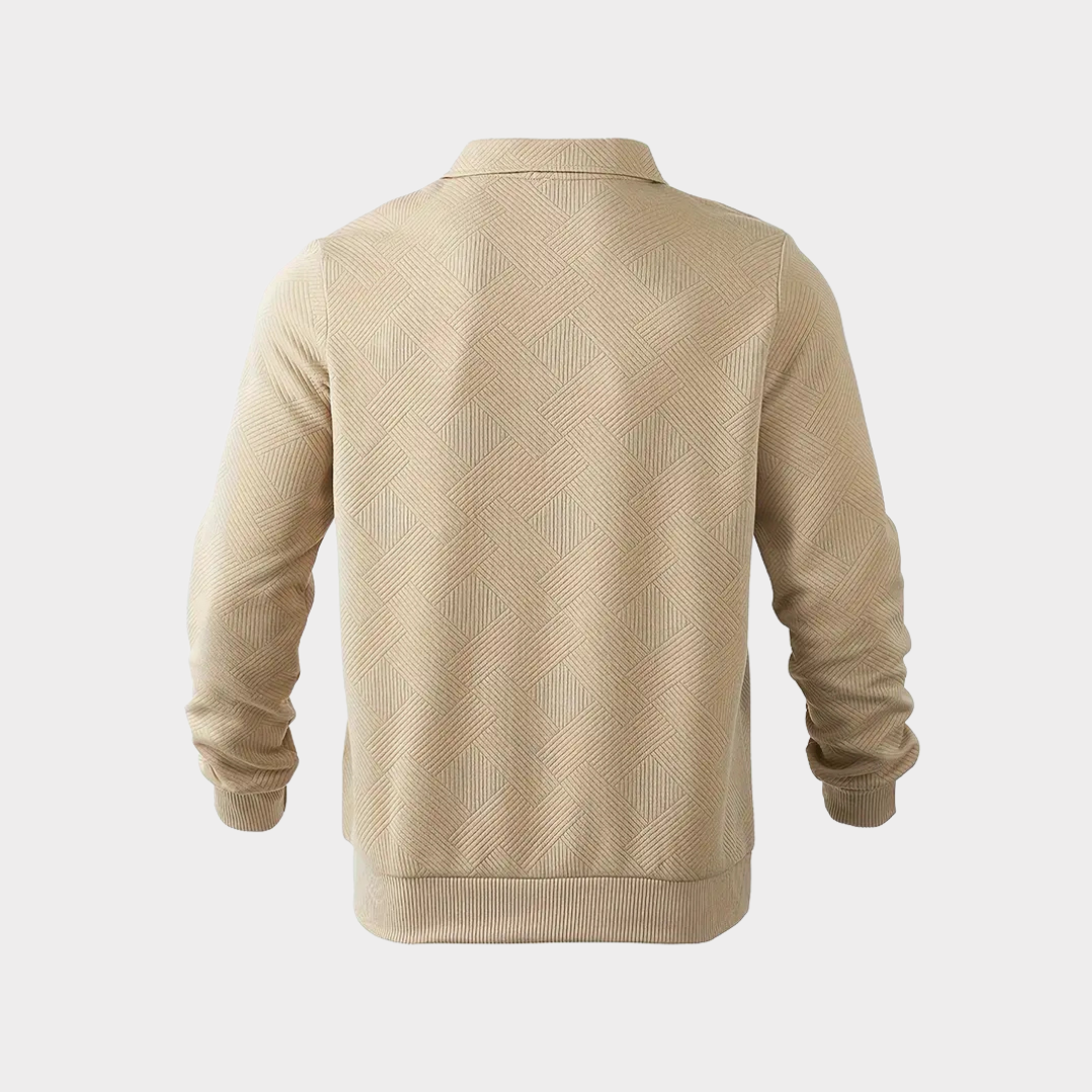 Mens Quarter Zip Sweater Stylish Fit