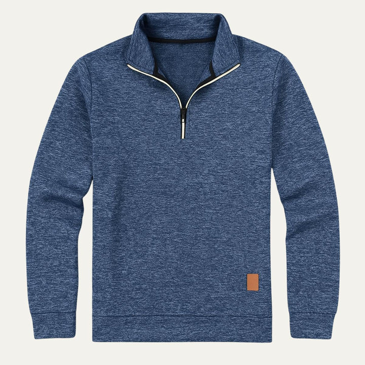 Mens Half Zip Fleece Pullover Jumper Casual Fit