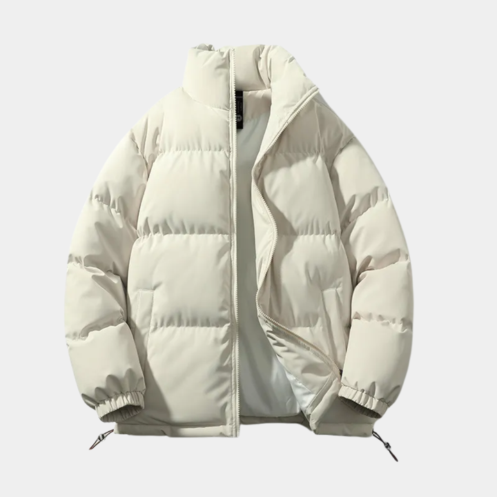 Mens Windproof Winter Jacket Insulated Warm Fit