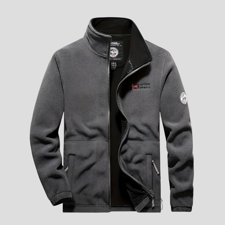 Mens Fleece Jacket Casual Outdoor Fit - BritishMode