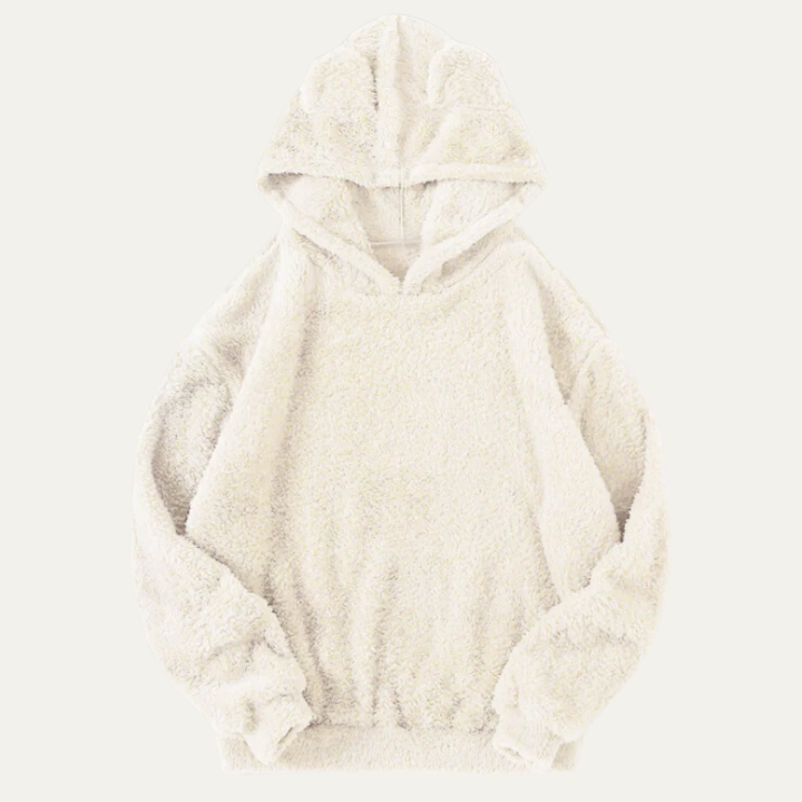 Mens Sherpa Fleece Hoodie Soft Pullover Fit