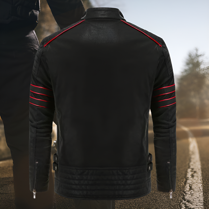 Mens Leather Jacket Classic Fit
