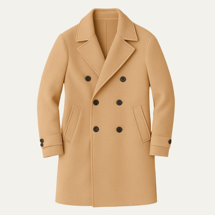 Mens Casual Trench Coat Lightweight Classic Fit - BritishMode