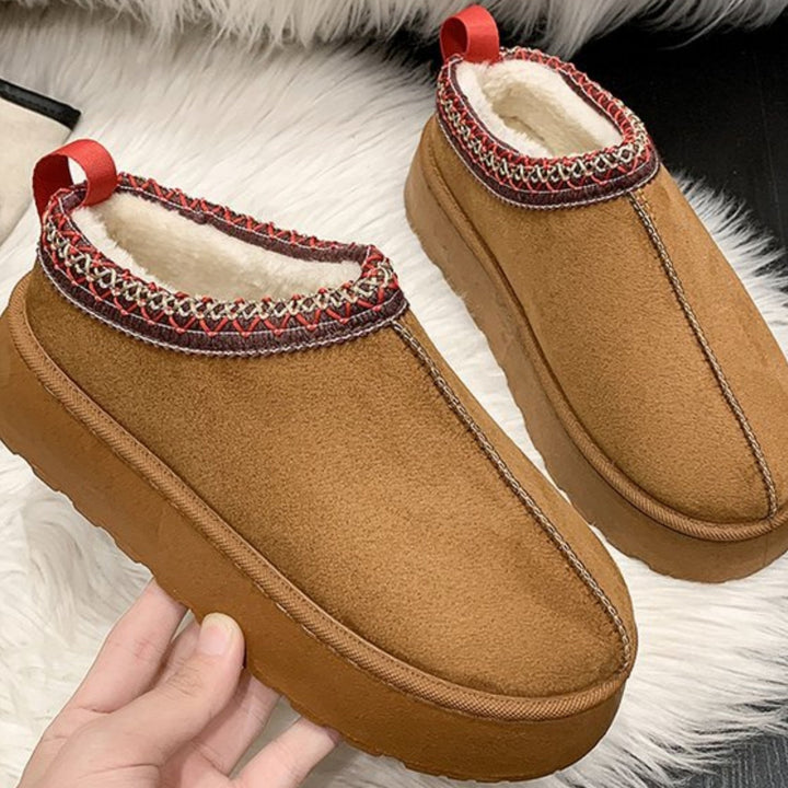 Womens Chunky Snow Boots Winter-Ready Insulated - BritishMode