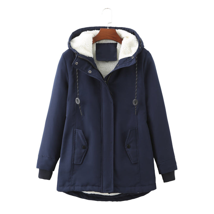 Womens Parka Jacket with Fleece Lining Warm Fit