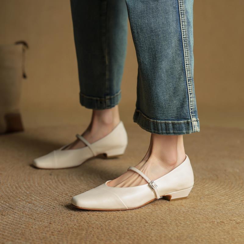 Womens Genuine Leather Pumps Classic Fit