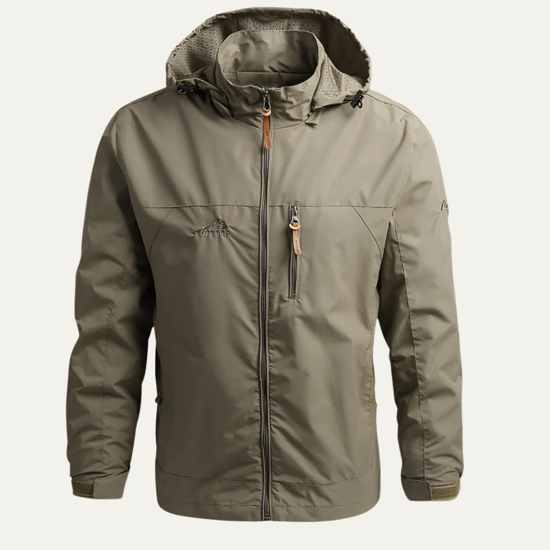 Mens Field Jacket Waterproof Windbreaker Lightweight Fit