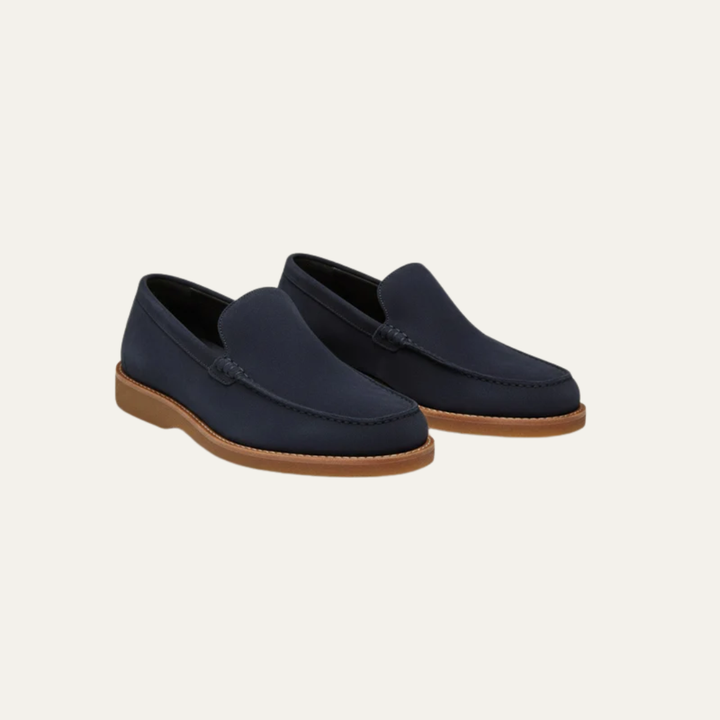 Mens Penny Loafers Suede Classic Style