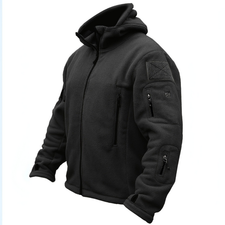 Men’s Tactical Multi Pocket Fleece Hoodie