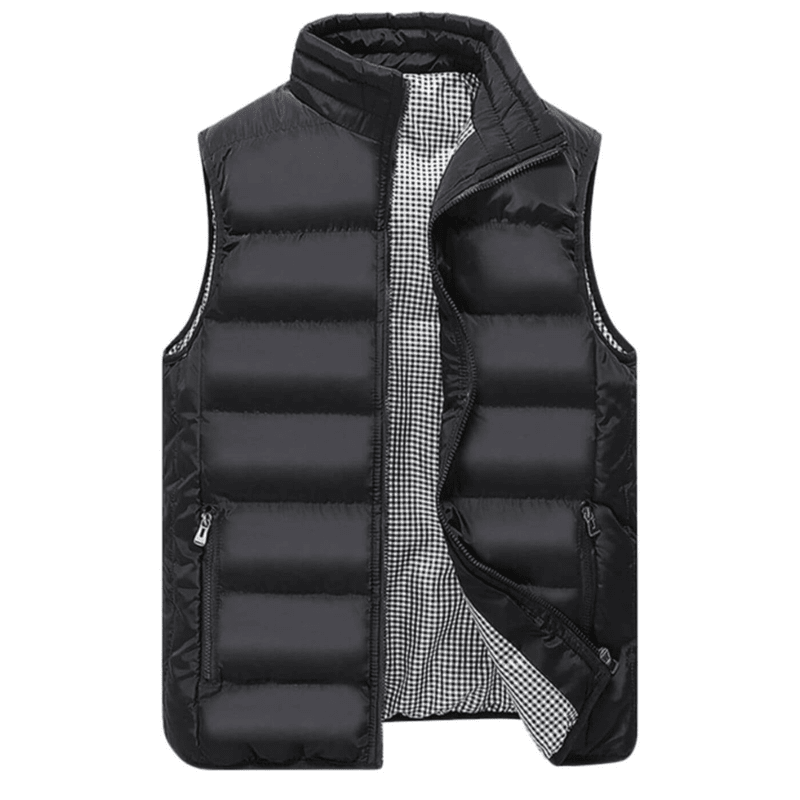 Unisex Quilted Vest Insulated Sleeveless Jacket Warm Fit