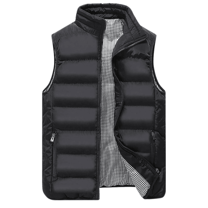 Unisex Quilted Vest Insulated Sleeveless Jacket Warm Fit