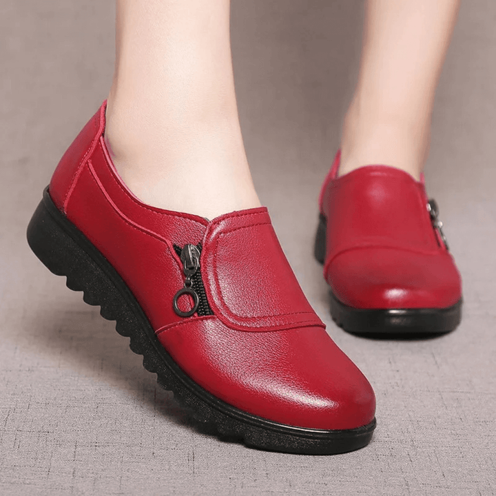 Unisex Orthopedic Leather Footwear Comfortable Supportive Fit
