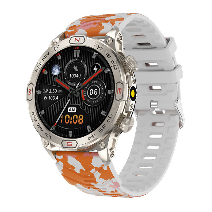 Unisex GPS Smartwatch with Heart Rate and Blood Pressure Monitor