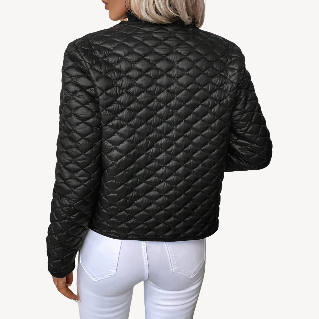Womens Quilted Jacket Insulated Lightweight Fit
