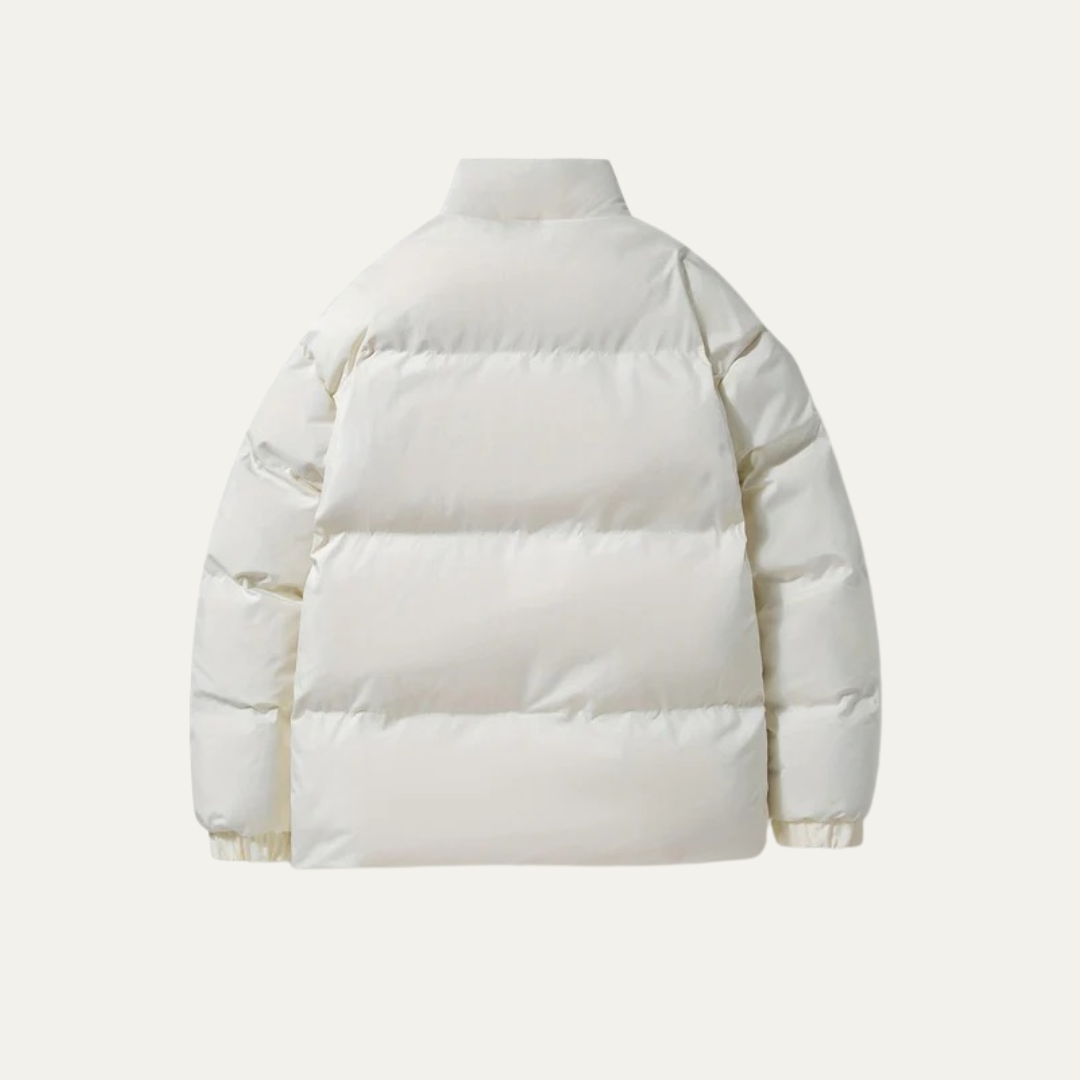Mens Puffer Jacket Plush Lined Warm Fit