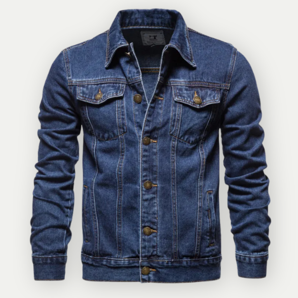 Mens Denim Jacket Trucker Style