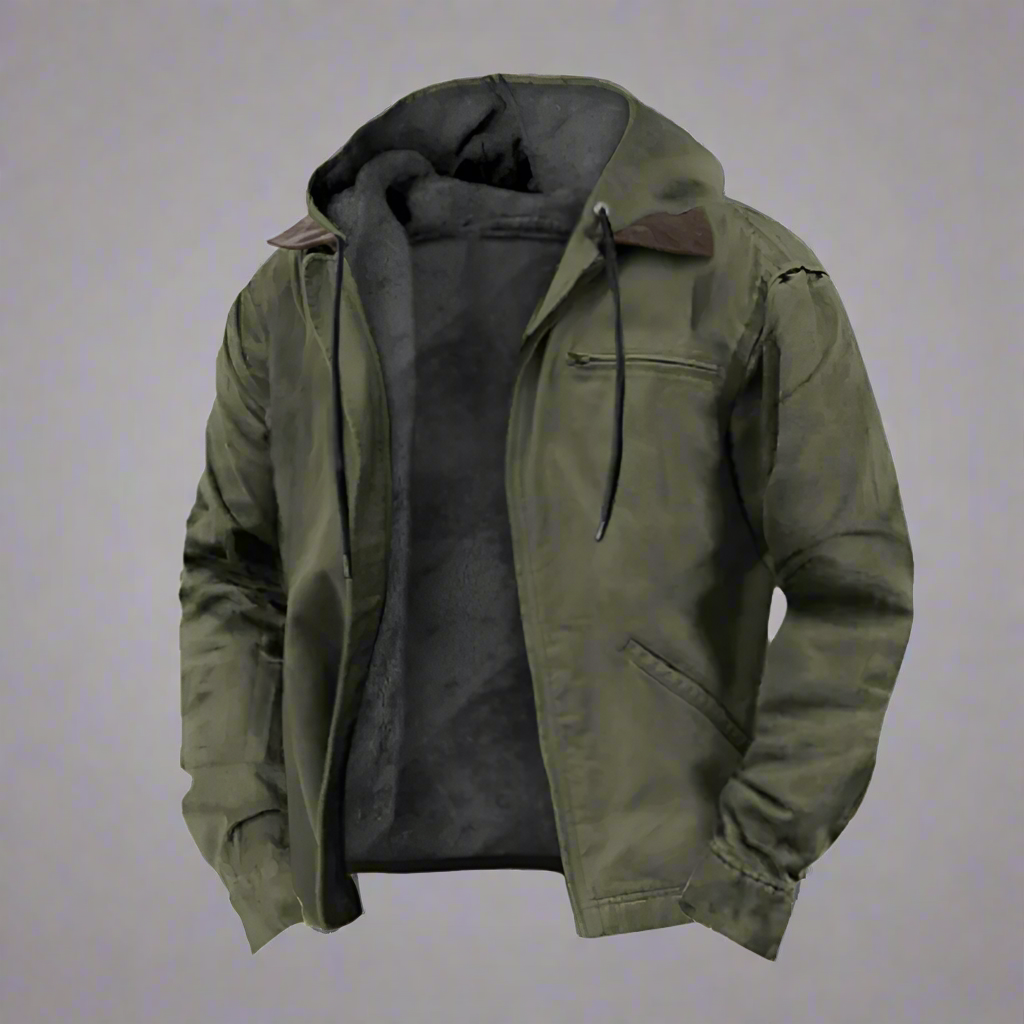 Mens Hooded Jacket Classic Fit