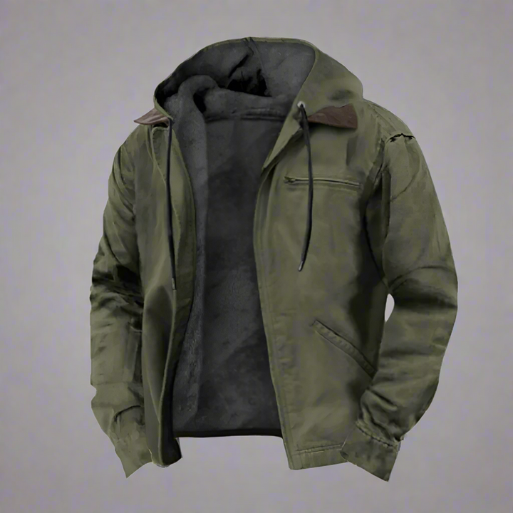 Mens Hooded Jacket Classic Fit