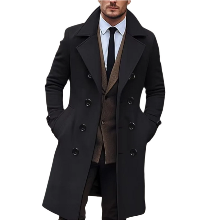 Mens Casual Trench Coat Lightweight Classic Fit