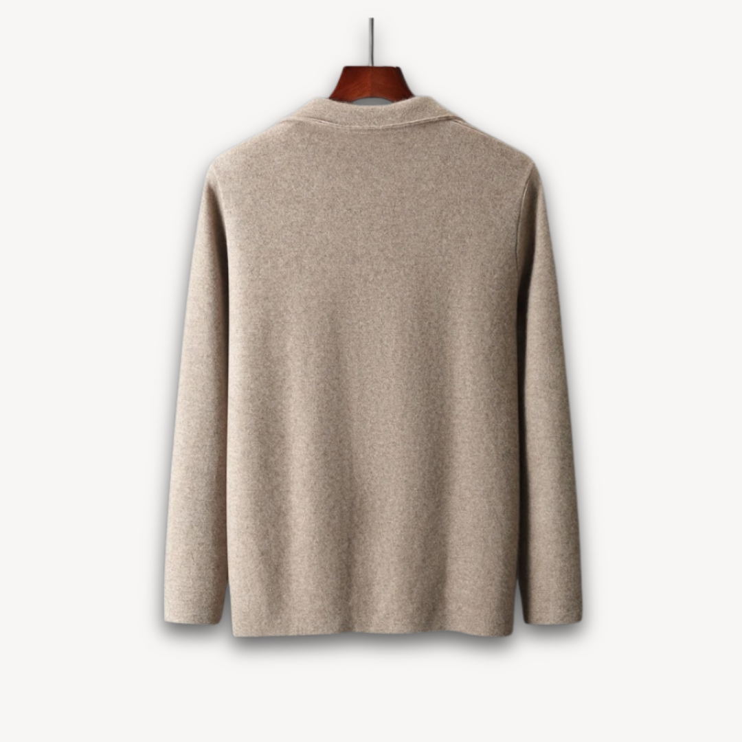 Mens Casual Blazer Cashmere Wool Blend Lightweight