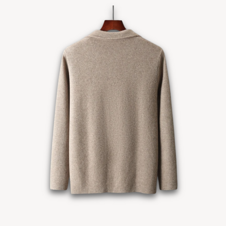 Mens Casual Blazer Cashmere Wool Blend Lightweight