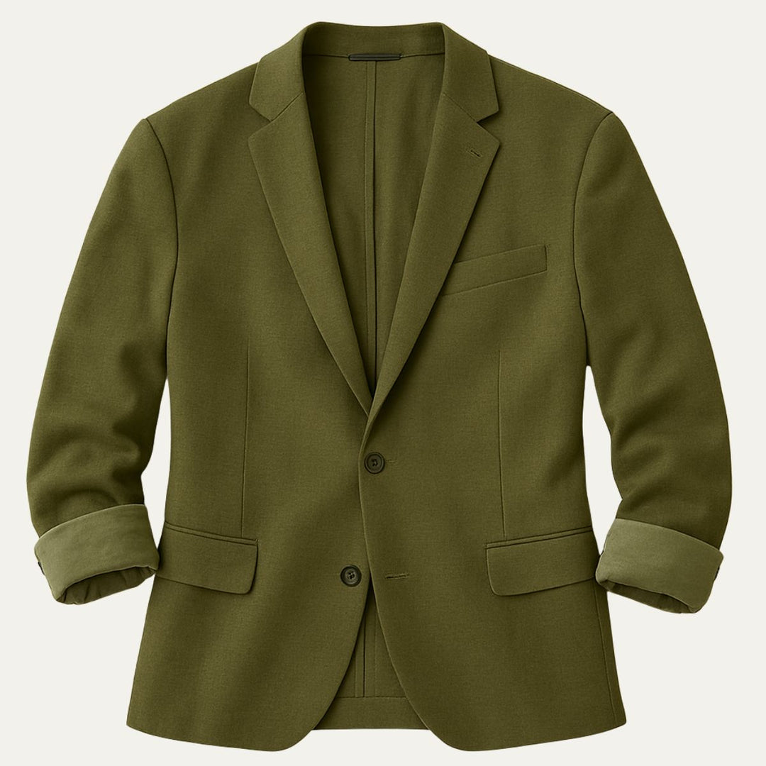 Mens Cotton Blazer Tailored Fit Jacket - BritishMode