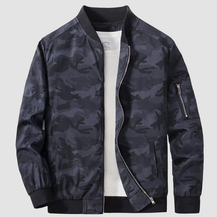 Mens Bomber Jacket Full Zipper Classic Fit