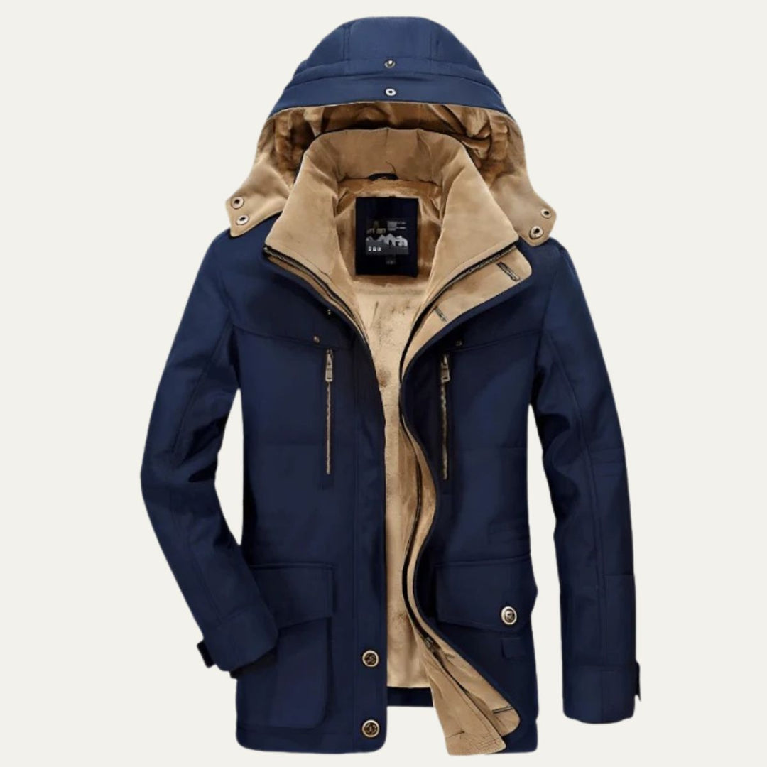 Unisex Winter Jacket Thermal Insulated with Deep Pockets
