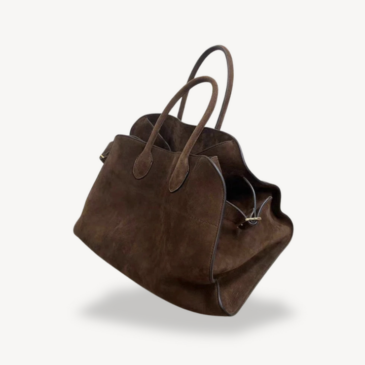 Womens Tote Bag Suede Leather