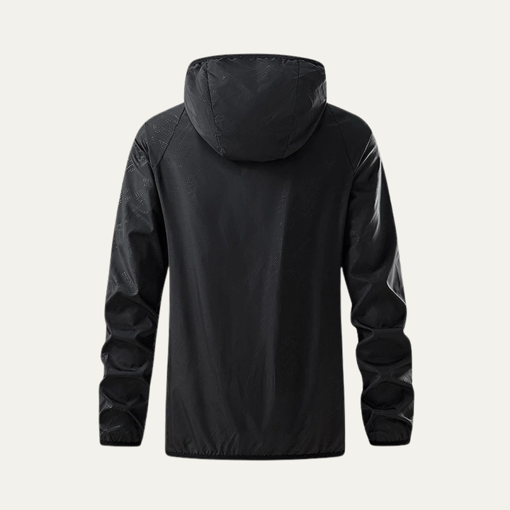 Mens Lightweight Waterproof Windbreaker Jacket with Hood