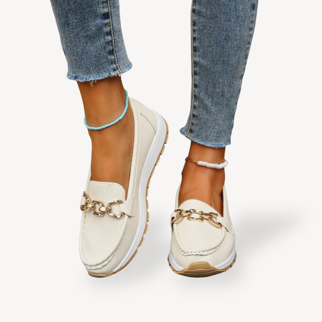 Womens Orthopedic Loafers Suede Platform