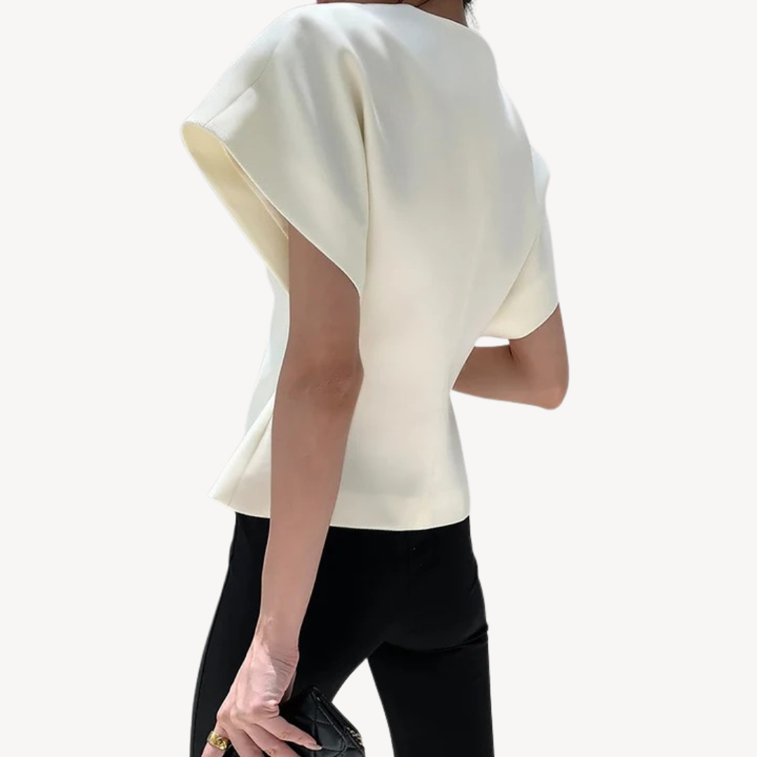 Womens Structured Vest with V-Neck