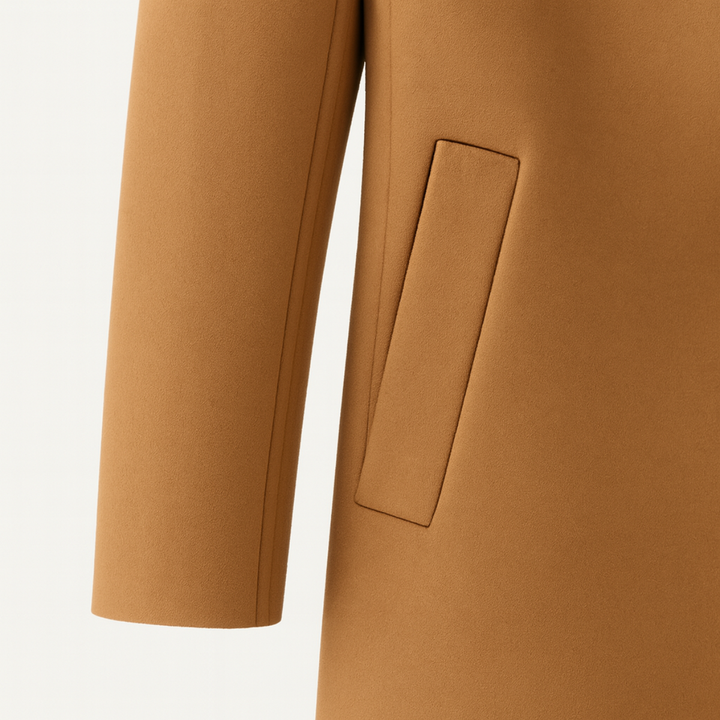 Mens Mid-Length Coat Classic Fit