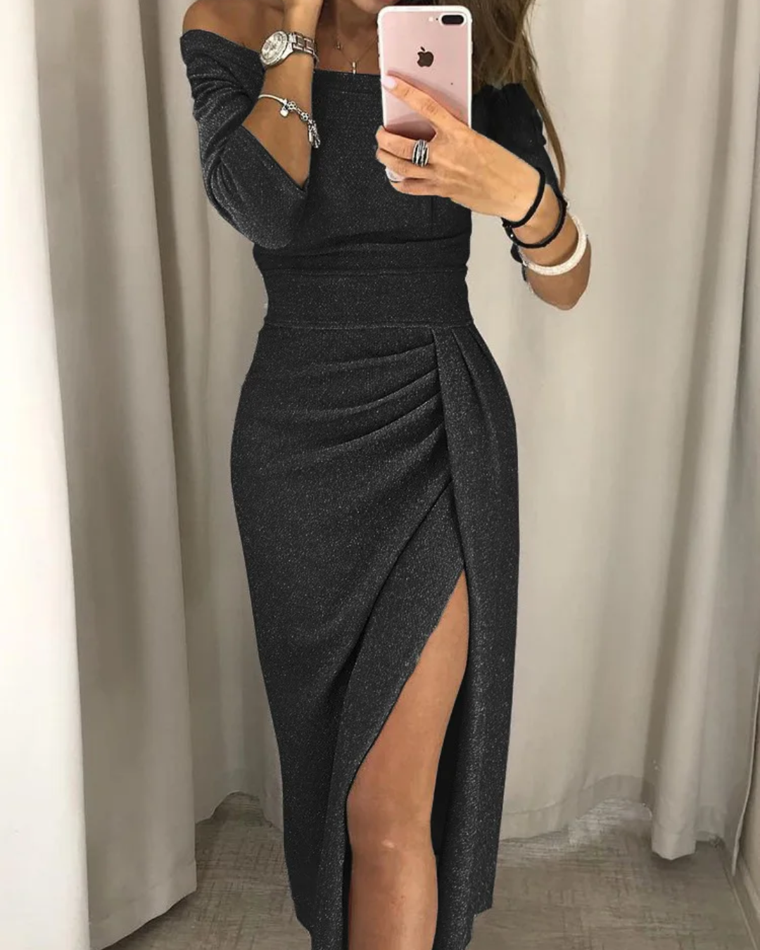 Womens Elegant Dress Classic Fit