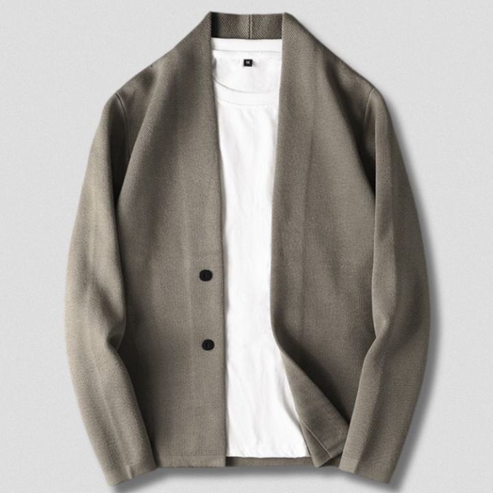 Mens Button Cardigan Relaxed Fit V-Neck