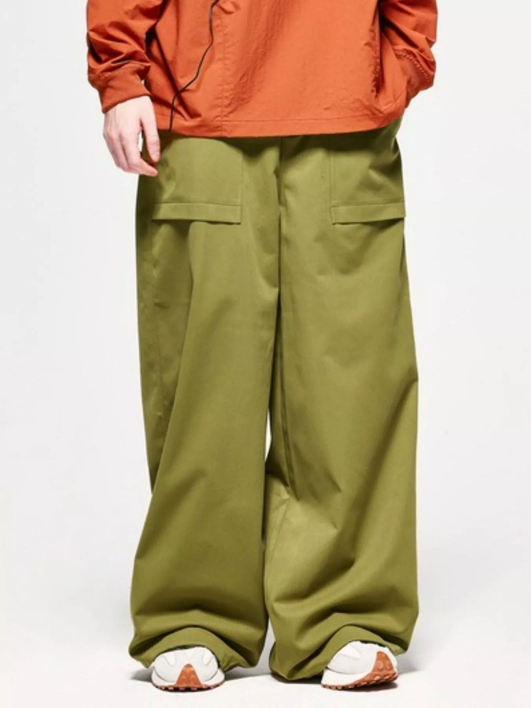 Mens Cargo Trousers Relaxed Fit Cotton