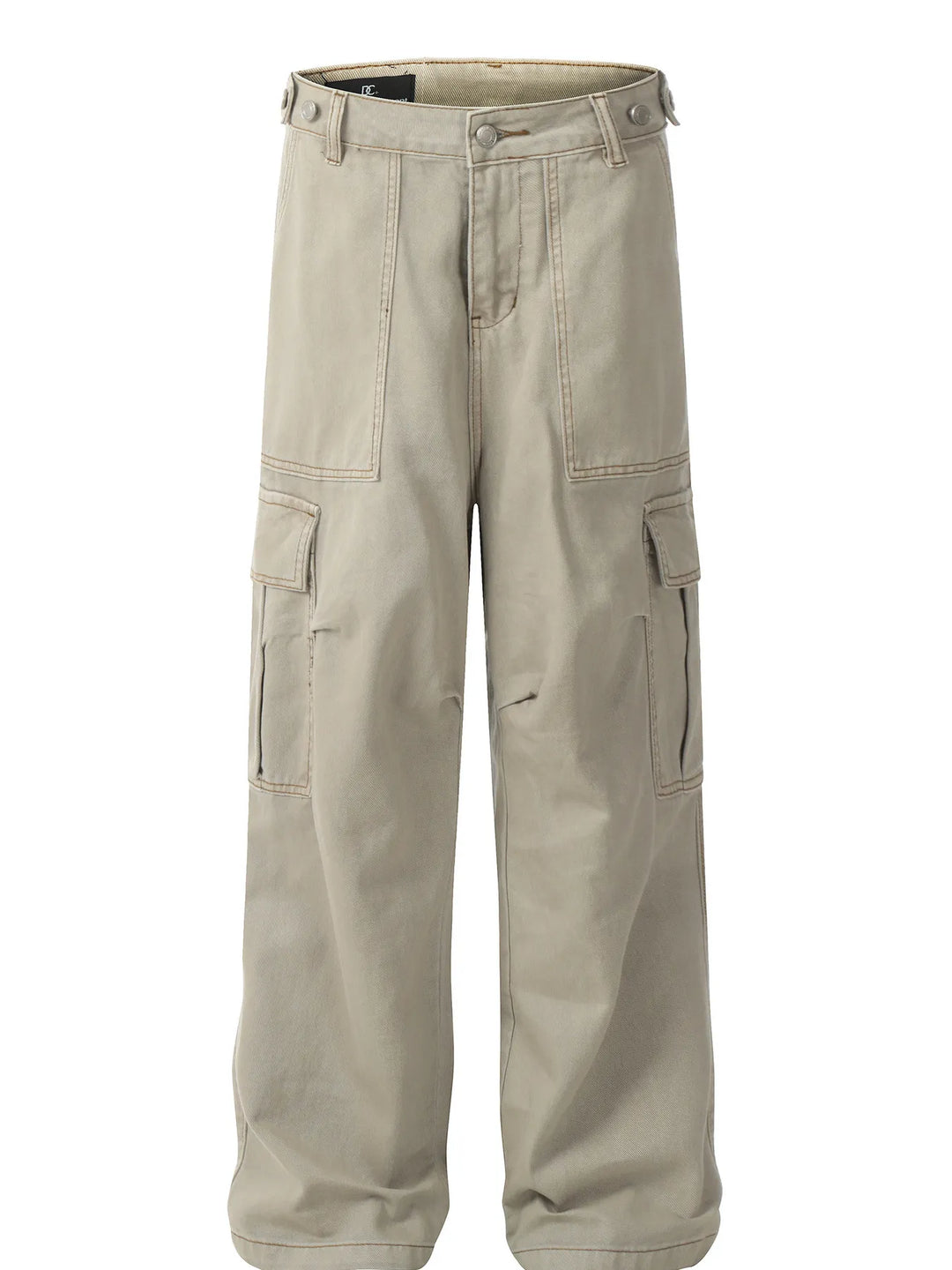 Mens Cargo Pants Relaxed Fit Cotton