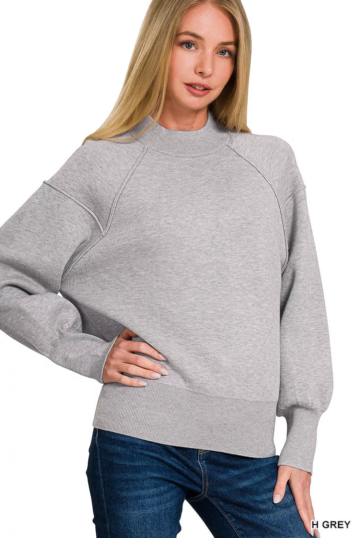 Womens Knit Sweater Soft Crew Neck Distressed Style