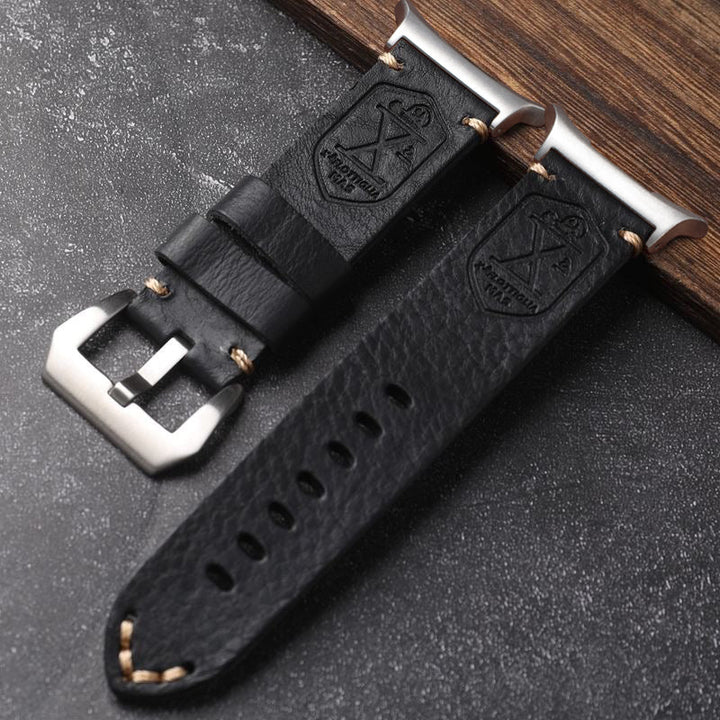 Unisex Genuine Leather Watch Band Classic Fit