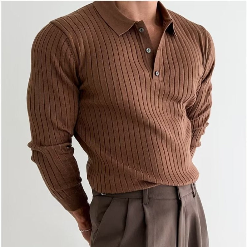 Mens Polo Shirt Cotton Fitted Classic Style