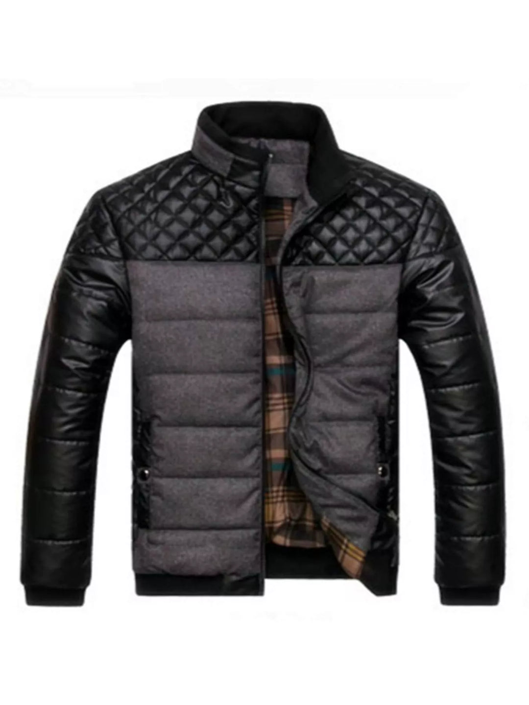 Mens Insulated Puffer Coat Big and Tall Fit