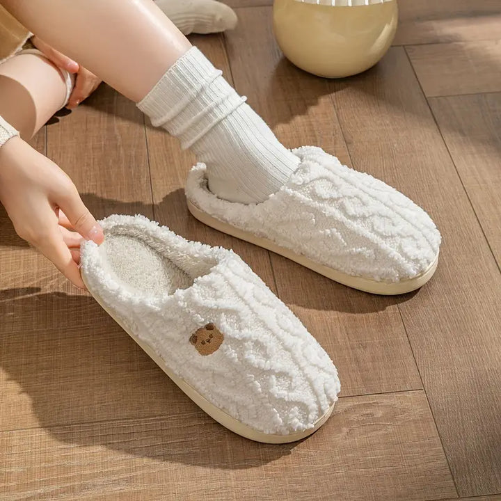 Womens Plush Slippers Soft Comfortable - BritishMode