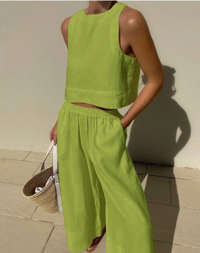 Womens Two-Piece Outfit Lightweight Relaxed Fit